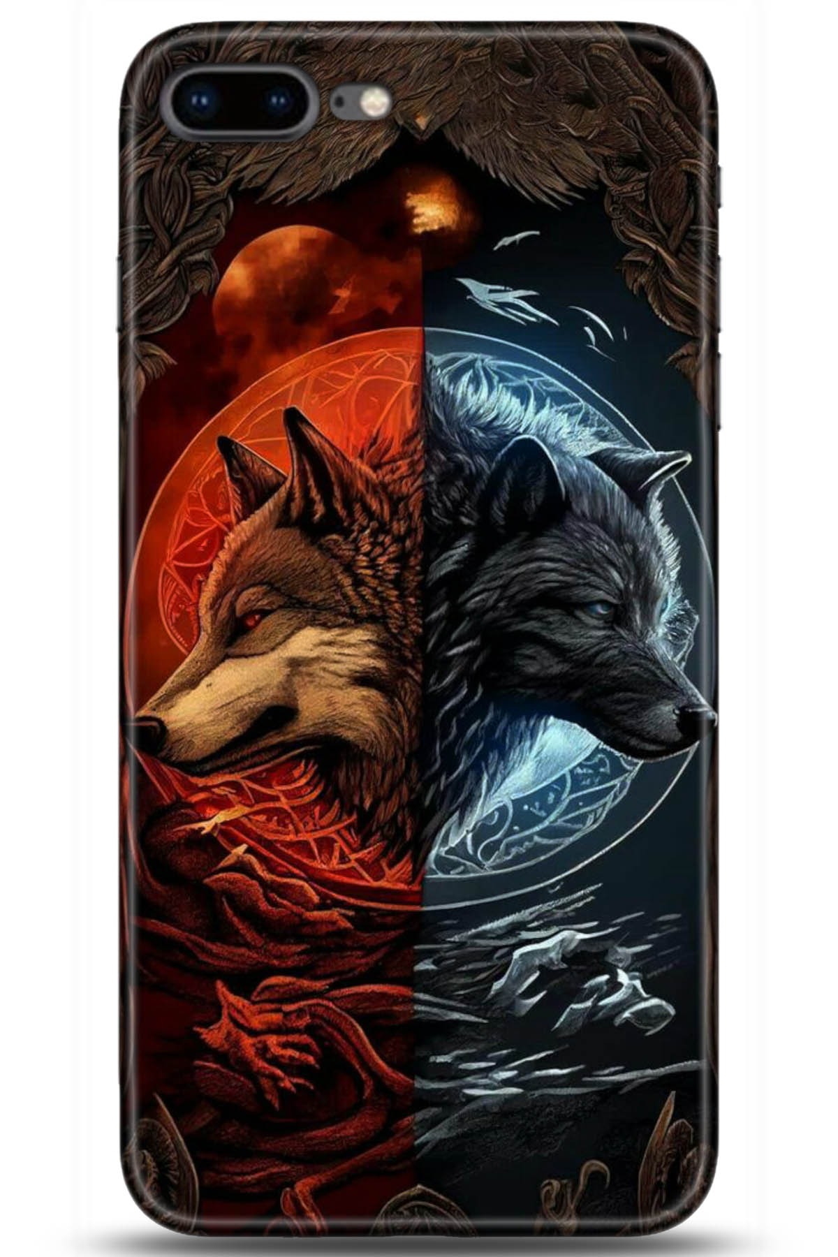 Apple iPhone 8 Plus Uyumlu Kılıf HD Baskılı Kılıf - Followed Institution 5136