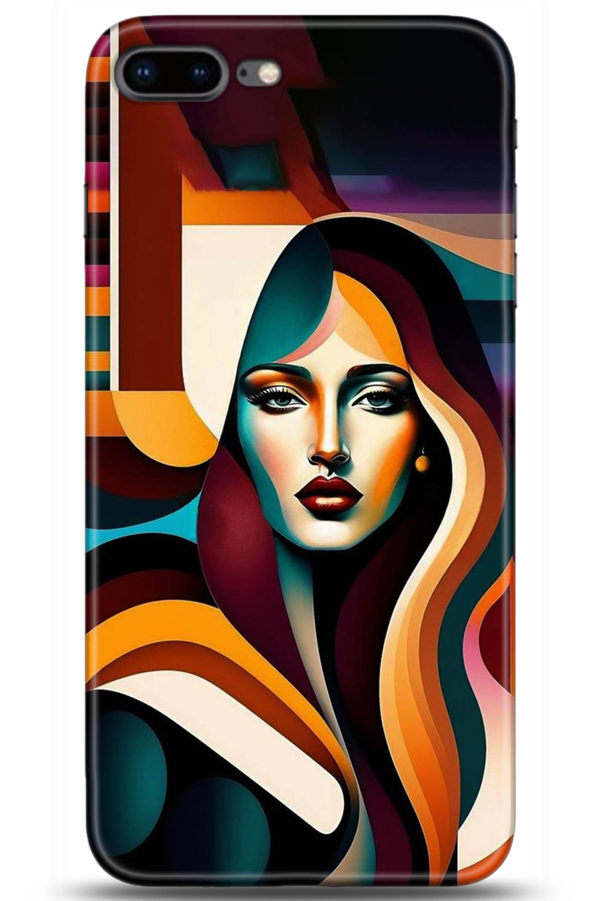 Apple iPhone 8 Plus Uyumlu Kılıf HD Baskılı Kılıf - Followed Institution 5245