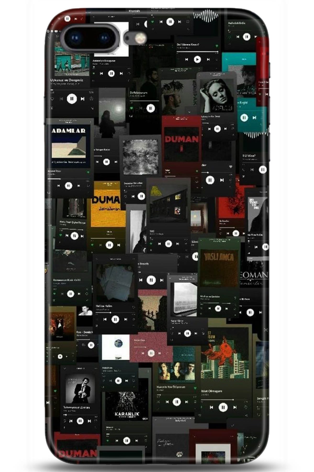 Apple iPhone 8 Plus Uyumlu Kılıf HD Baskılı Kılıf - Followed Institution 5264