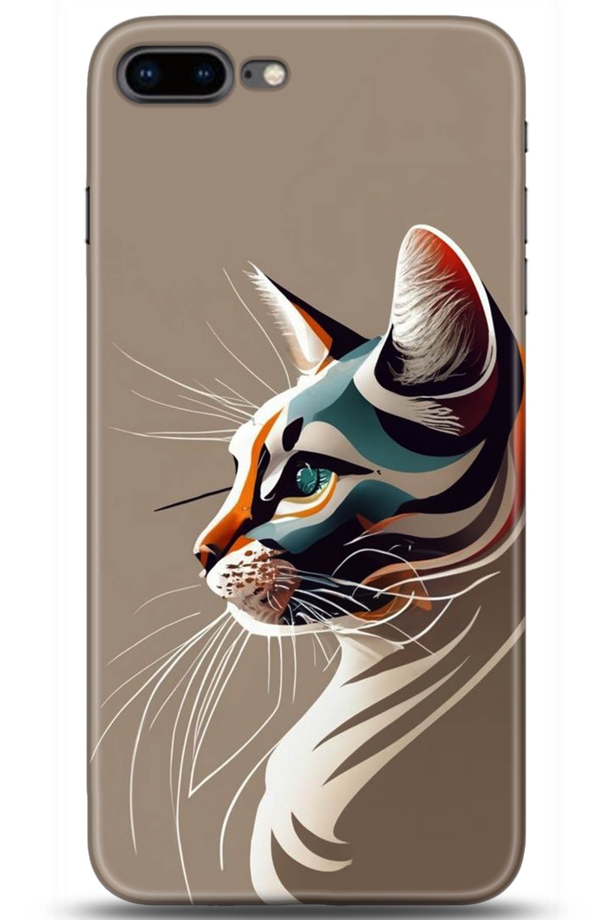 Apple iPhone 8 Plus Uyumlu Kılıf HD Baskılı Kılıf - Followed Institution 5271