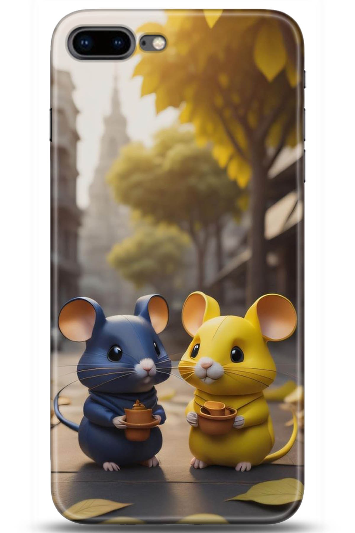 Apple iPhone 8 Plus Uyumlu Kılıf HD Baskılı Kılıf - Followed Institution 5306