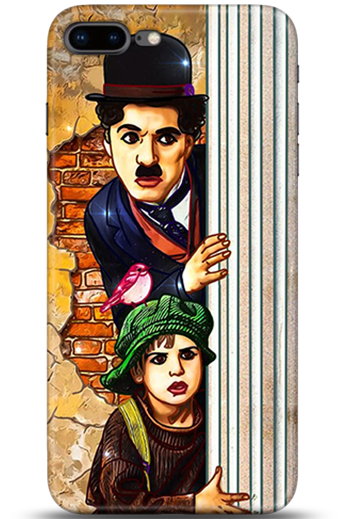 Apple iPhone 8 Plus Uyumlu Kılıf HD Baskılı Kılıf - Followed Institution 5348