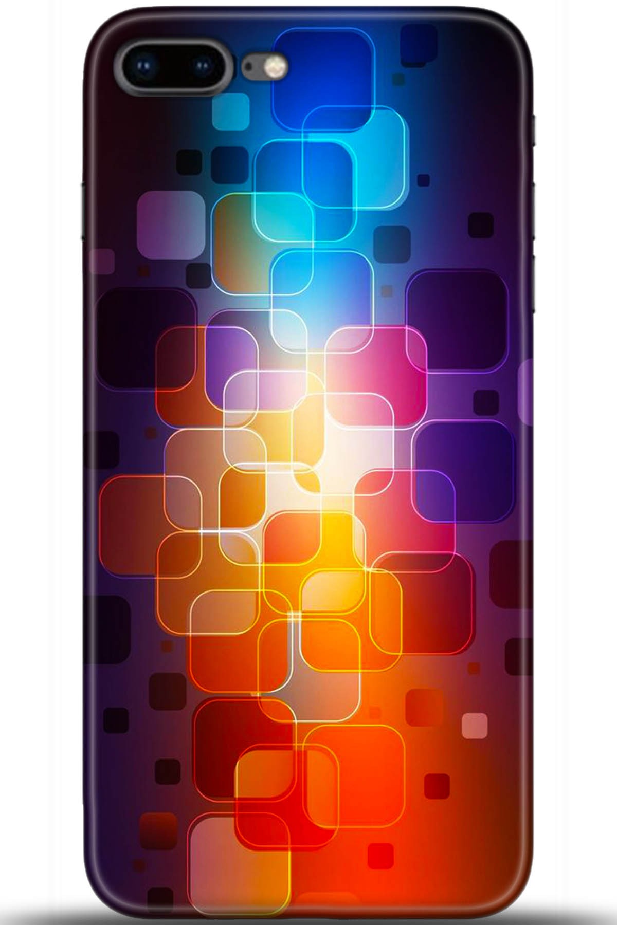 Apple iPhone 8 Plus Uyumlu Kılıf HD Baskılı Kılıf - Followed Institution 5431