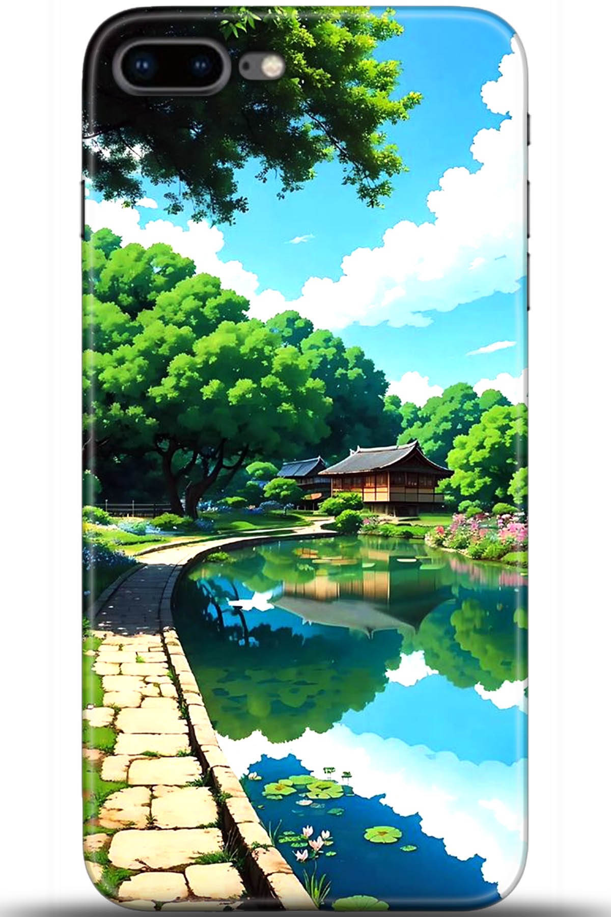 Apple iPhone 8 Plus Uyumlu Kılıf HD Baskılı Kılıf - Followed Institution 5463