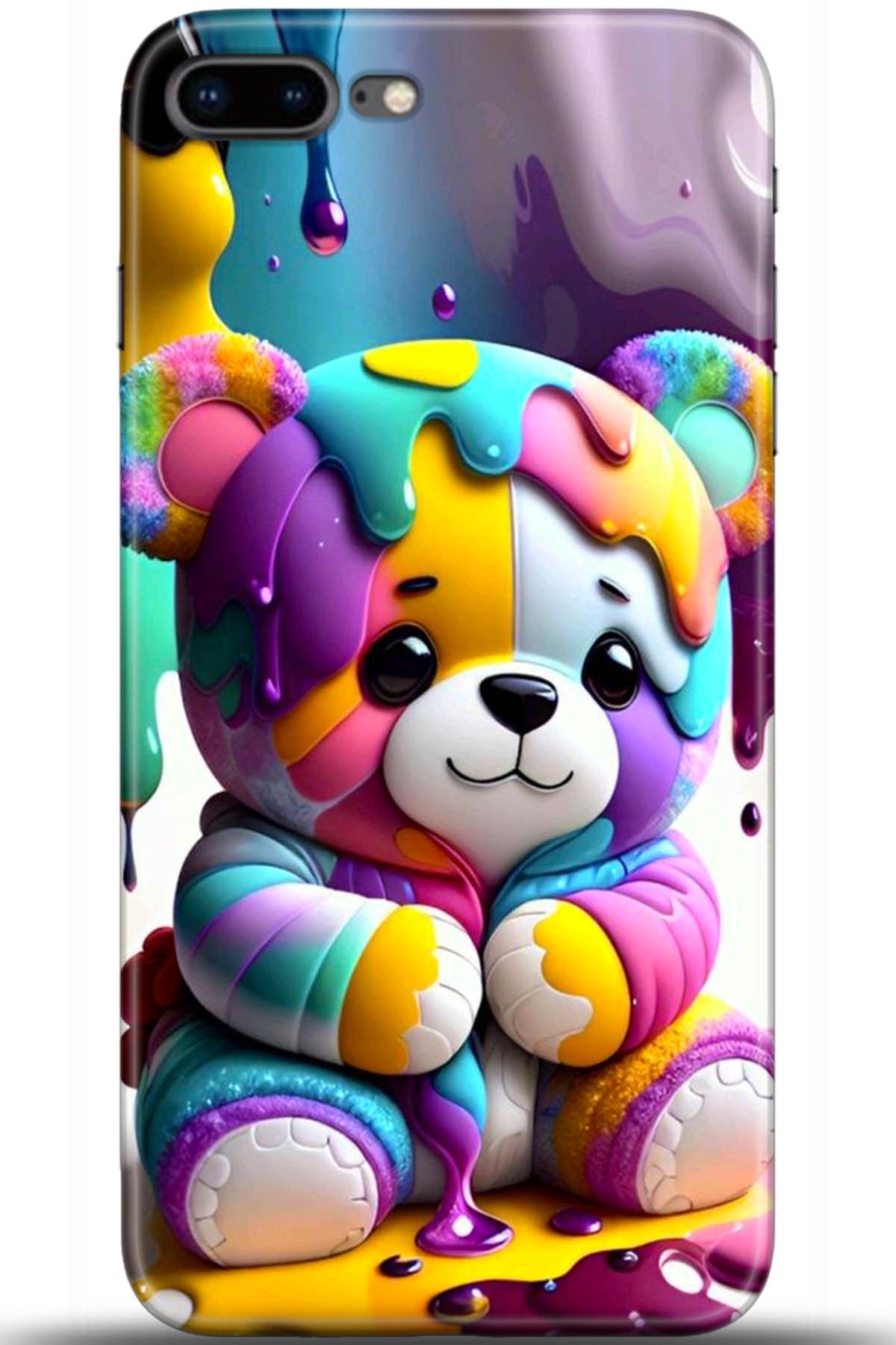 Apple iPhone 8 Plus Uyumlu Kılıf HD Baskılı Kılıf - Followed Institution 5493