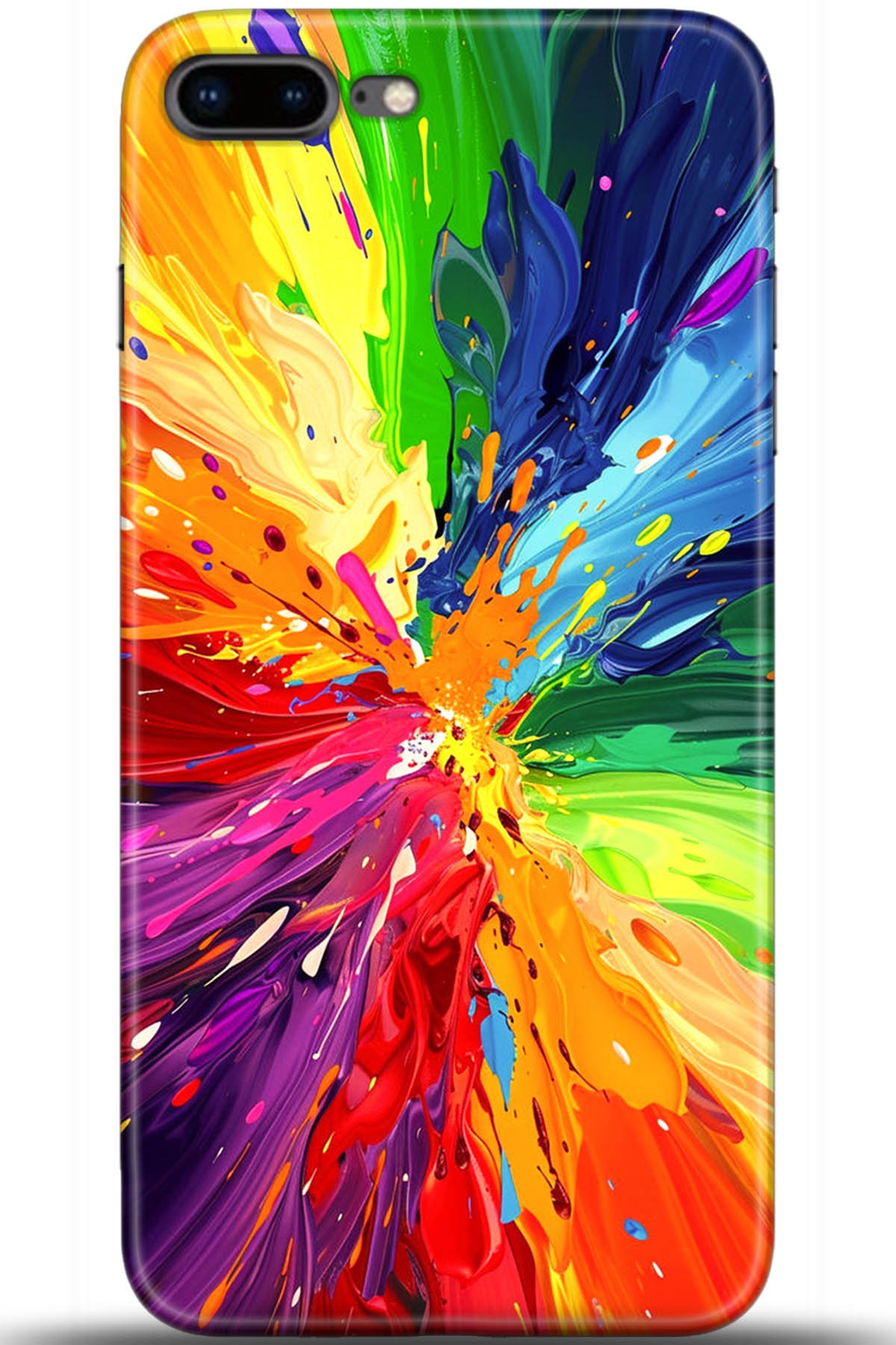 Apple iPhone 8 Plus Uyumlu Kılıf HD Baskılı Kılıf - Followed Institution 5513