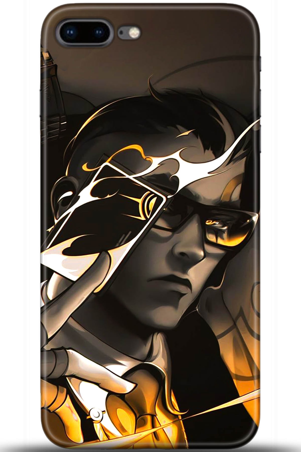 Apple iPhone 8 Plus Uyumlu Kılıf HD Baskılı Kılıf - Followed Institution 5517