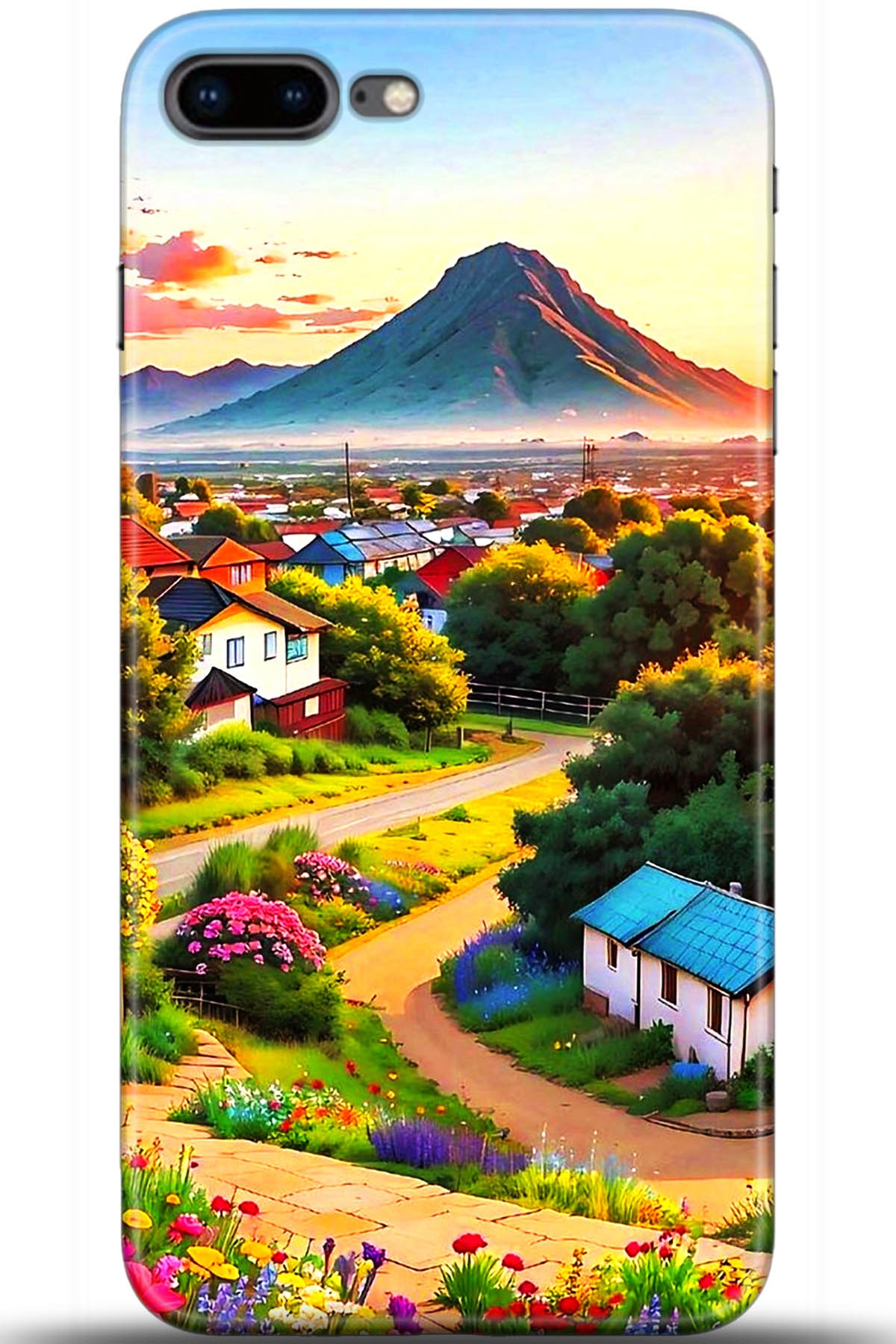 Apple iPhone 8 Plus Uyumlu Kılıf HD Baskılı Kılıf - Followed Institution 5605