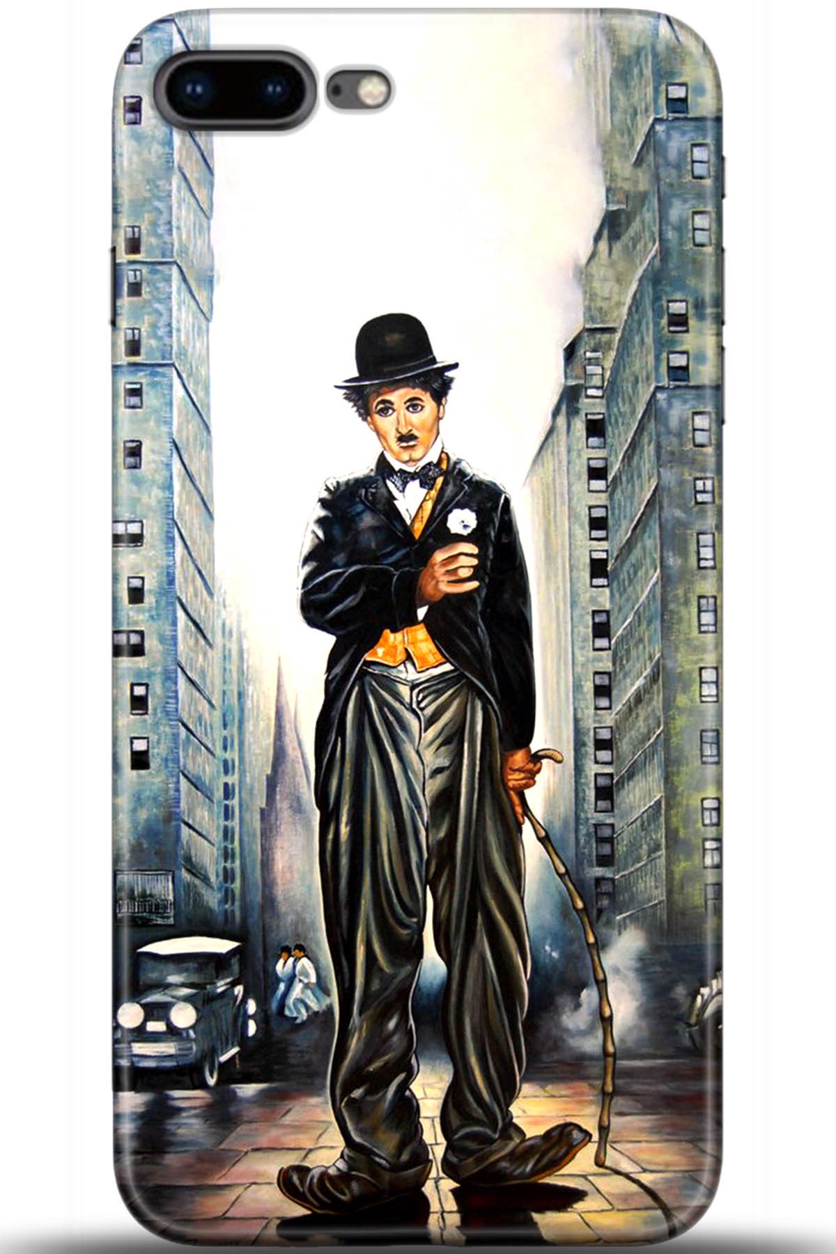 Apple iPhone 8 Plus Uyumlu Kılıf HD Baskılı Kılıf - Followed Institution 5693