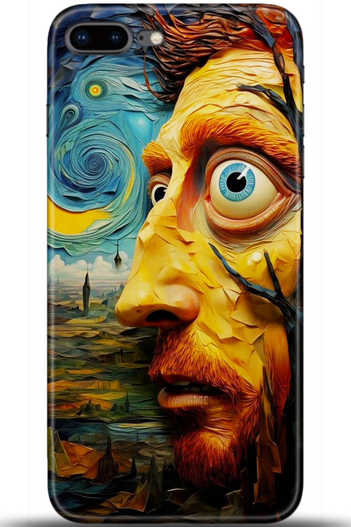 Apple iPhone 8 Plus Uyumlu Kılıf HD Baskılı Kılıf - Followed Institution 5714