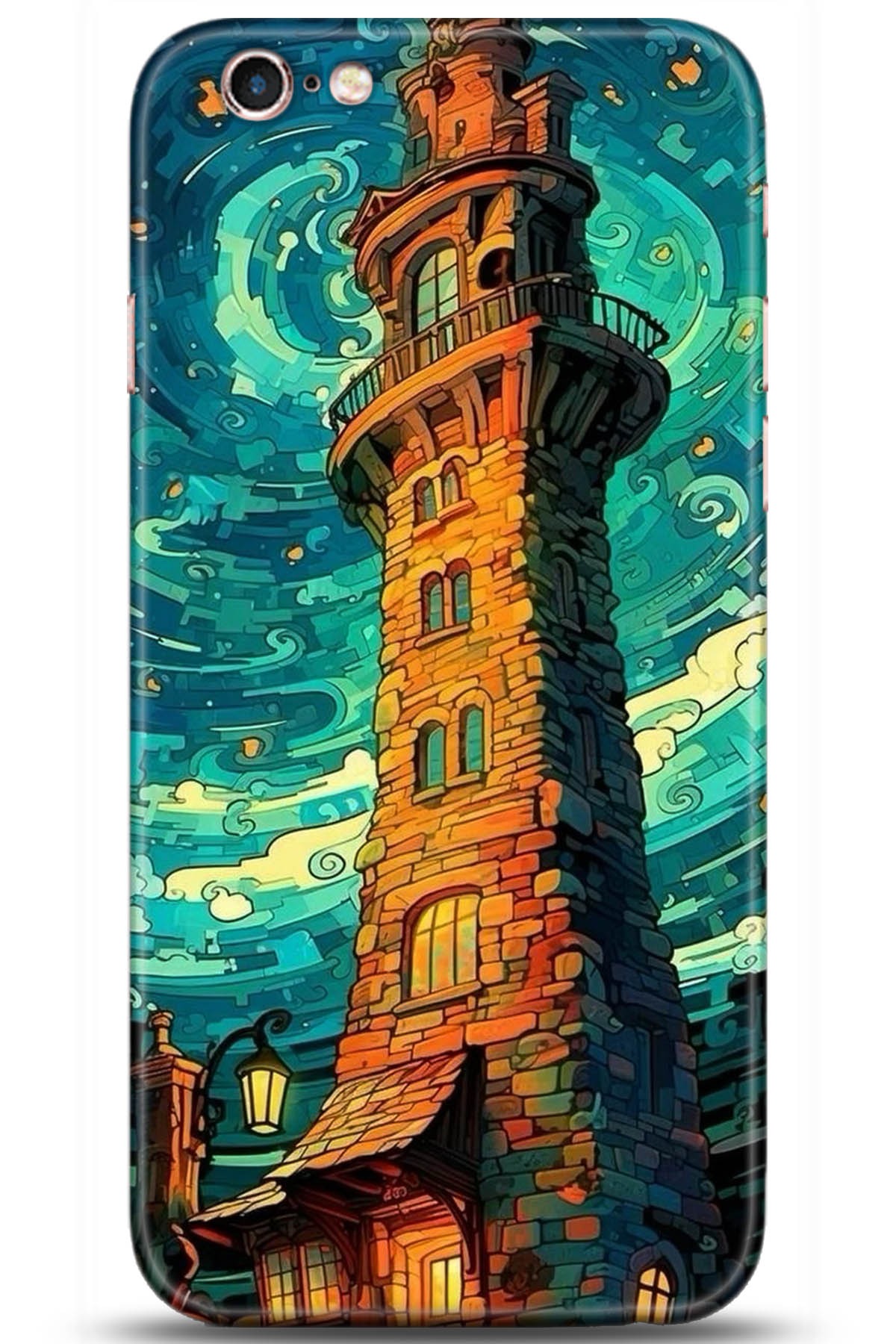 Apple iPhone 6S Uyumlu Kılıf HD Baskılı Kılıf - Followed Institution 5233