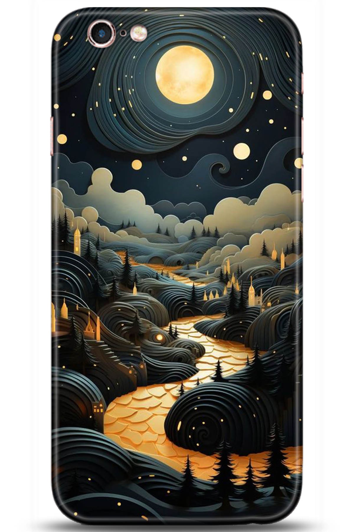 Apple iPhone 6S Uyumlu Kılıf HD Baskılı Kılıf - Followed Institution 5268