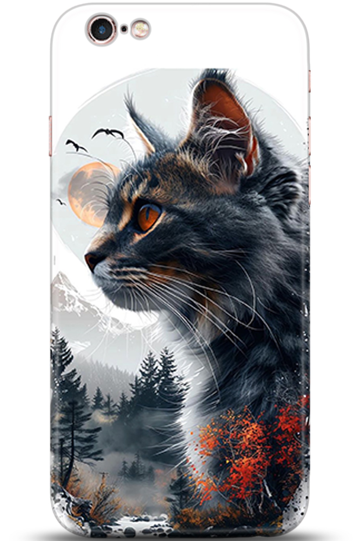 Apple iPhone 6S Uyumlu Kılıf HD Baskılı Kılıf - Followed Institution 5319