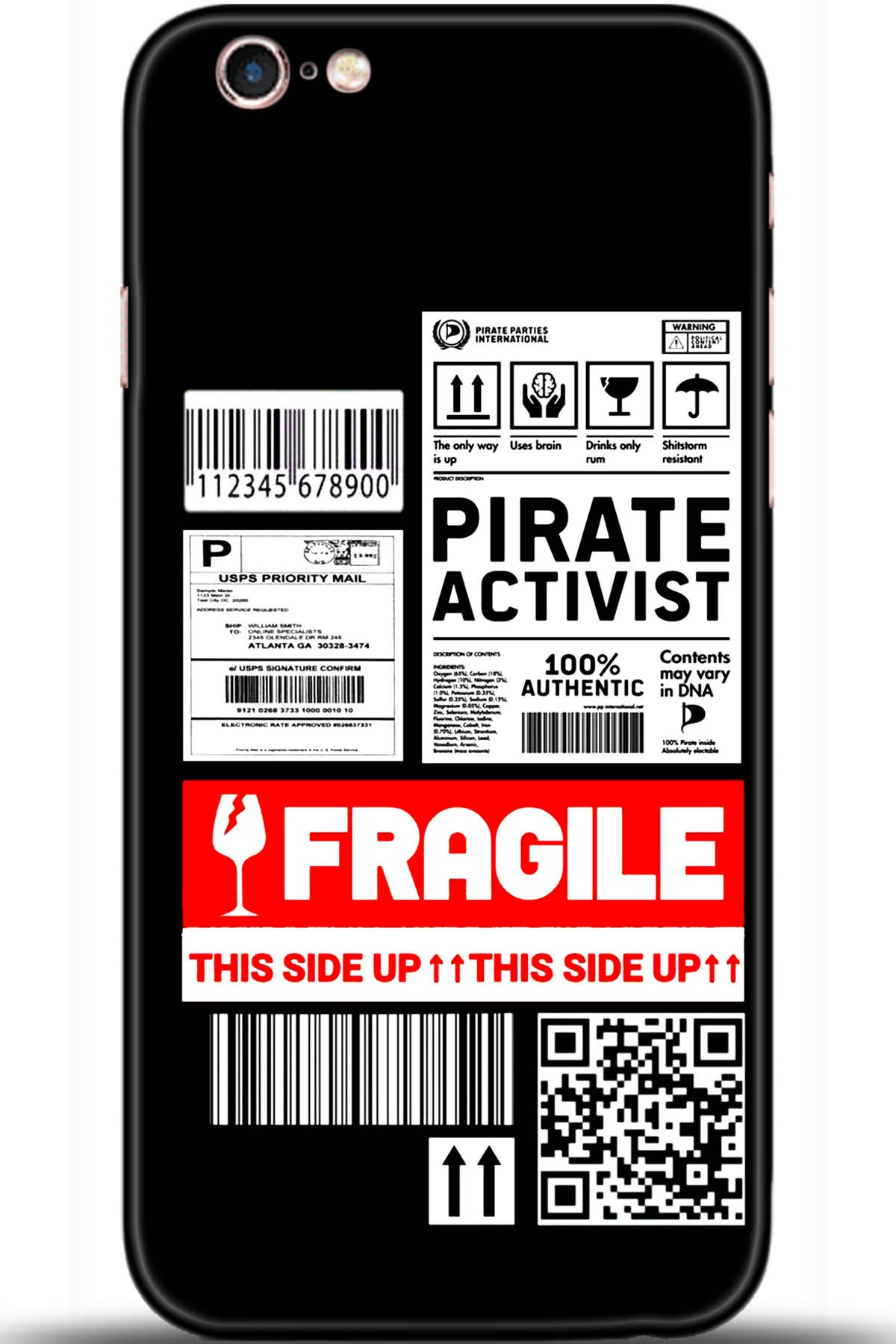 Apple iPhone 6S Uyumlu Kılıf HD Baskılı Kılıf - Followed Institution 5447