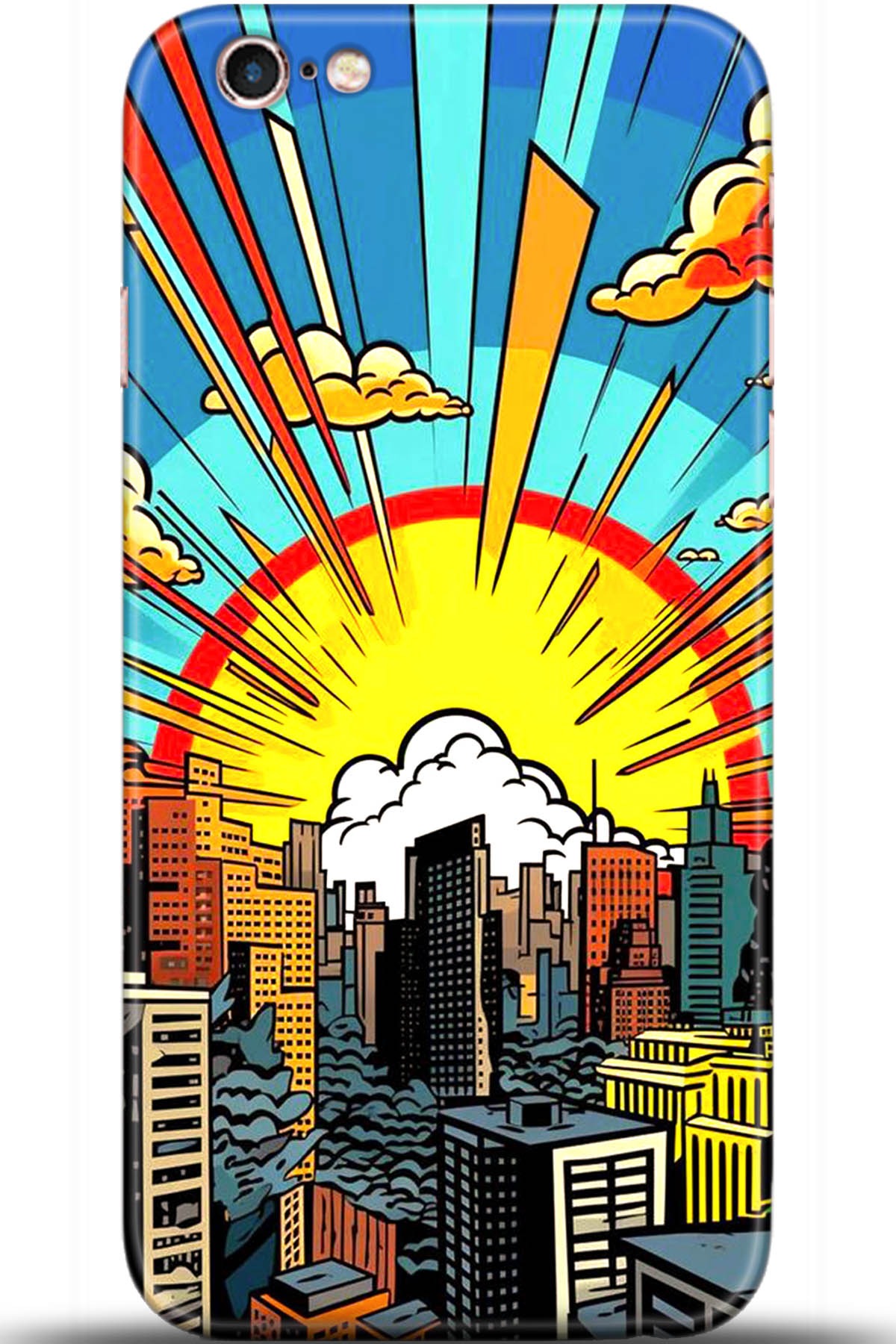 Apple iPhone 6S Uyumlu Kılıf HD Baskılı Kılıf - Followed Institution 5571