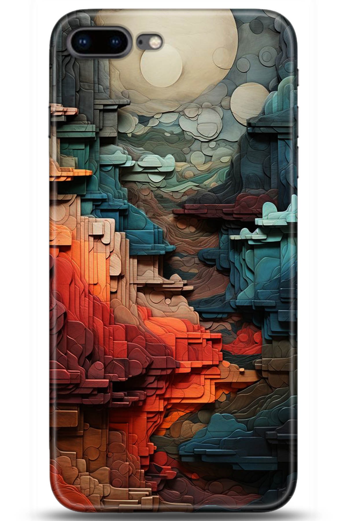 Apple iPhone 7 Plus Uyumlu Kılıf HD Baskılı Kılıf - Followed Institution 5218