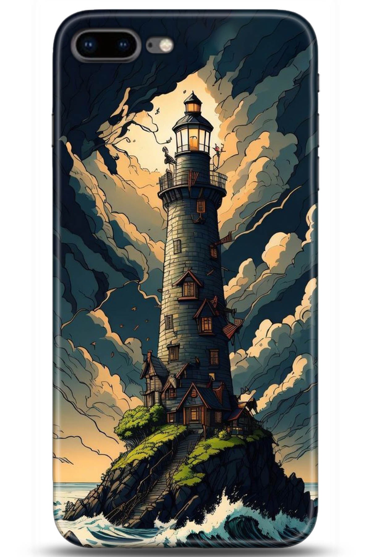 Apple iPhone 7 Plus Uyumlu Kılıf HD Baskılı Kılıf - Followed Institution 5236