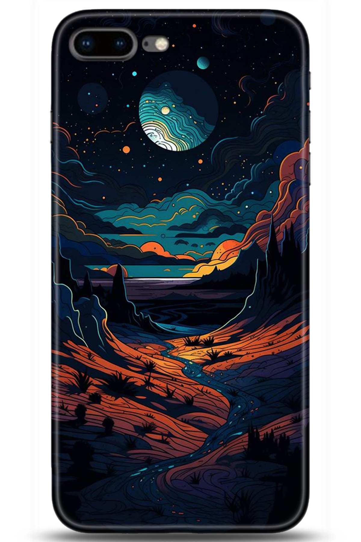 Apple iPhone 7 Plus Uyumlu Kılıf HD Baskılı Kılıf - Followed Institution 5275