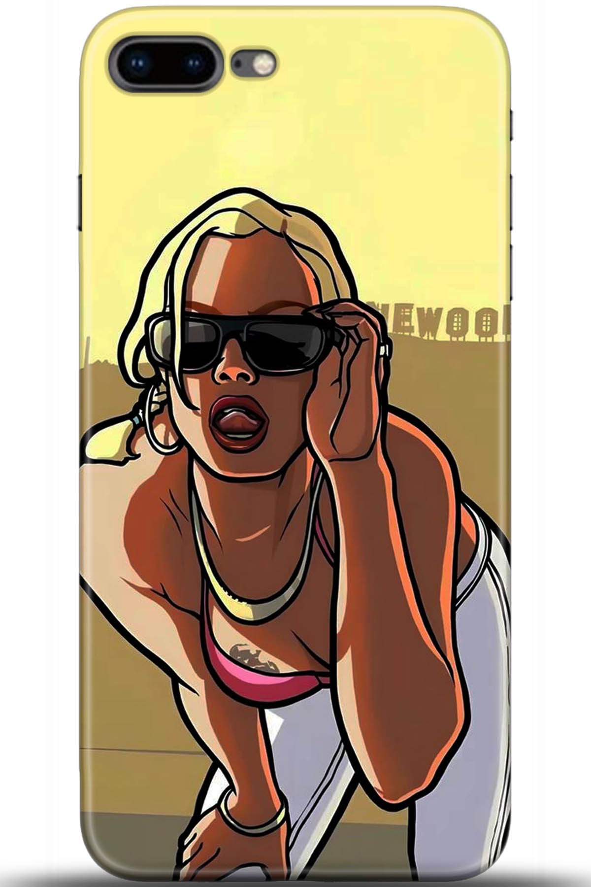 Apple iPhone 7 Plus Uyumlu Kılıf HD Baskılı Kılıf - Followed Institution 5412