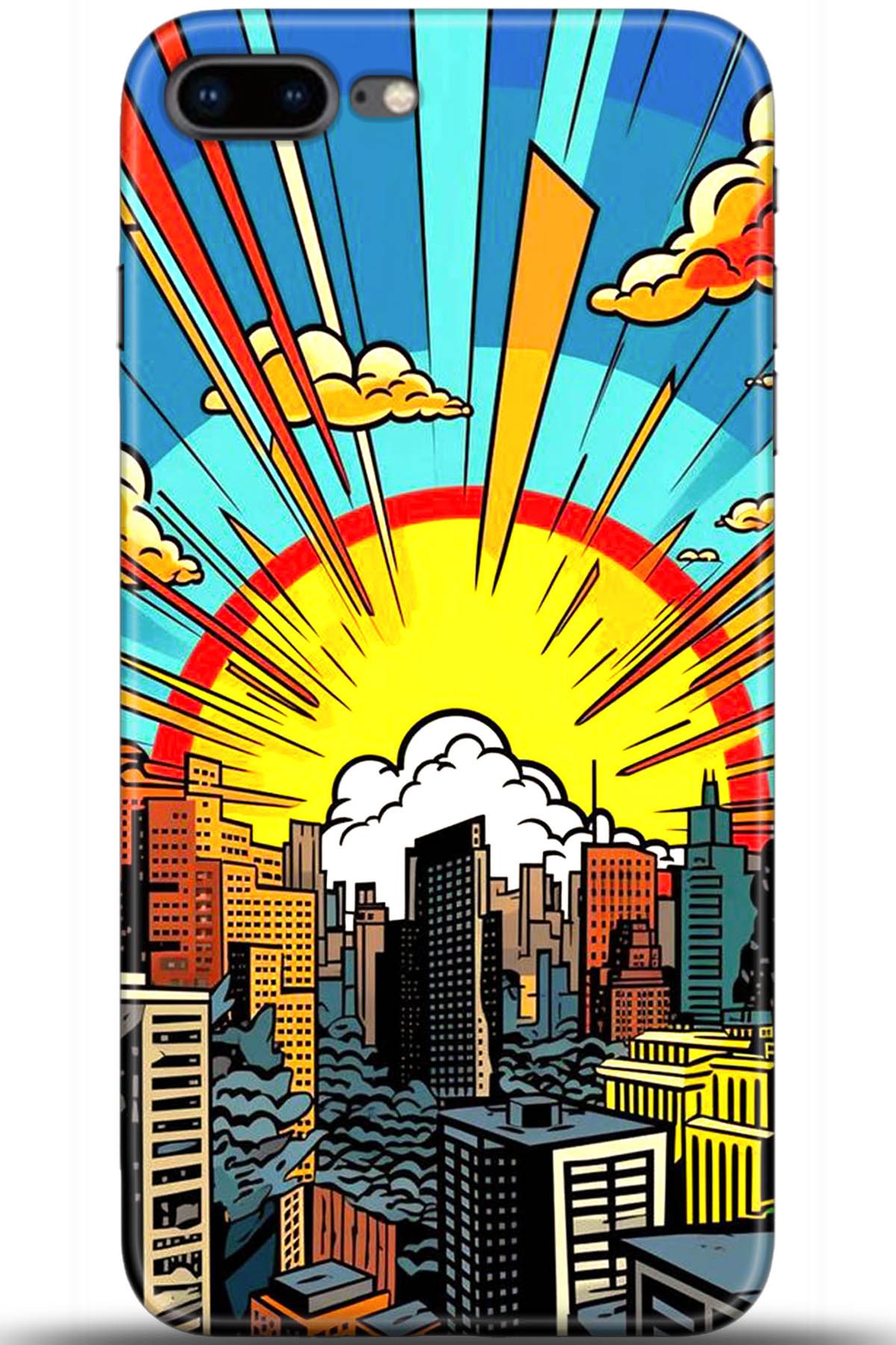 Apple iPhone 7 Plus Uyumlu Kılıf HD Baskılı Kılıf - Followed Institution 5571