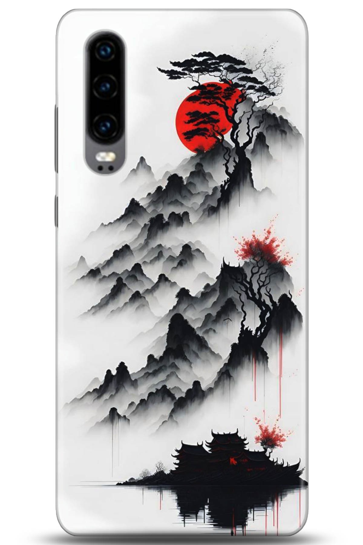 Huawei P30 Uyumlu Kılıf HD Baskılı Kılıf - Followed Institution 5172