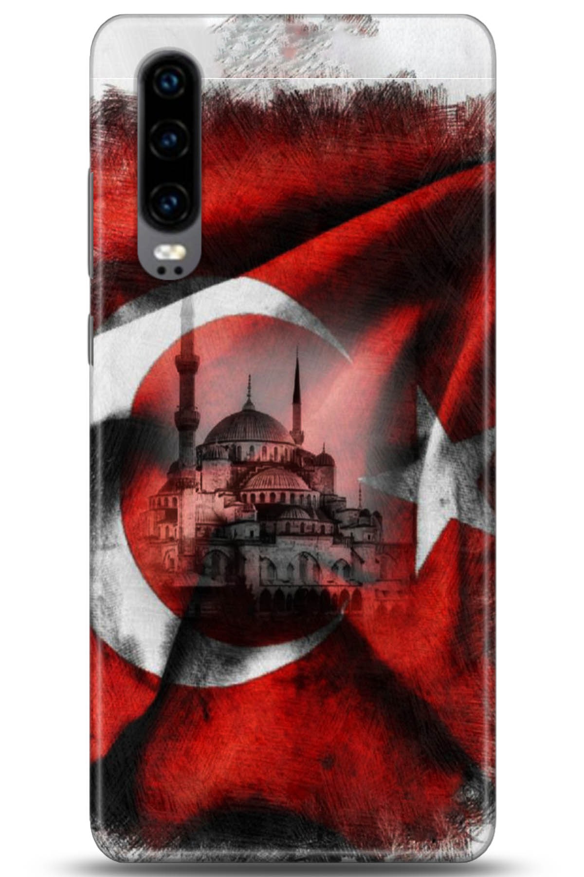 Huawei P30 Uyumlu Kılıf HD Baskılı Kılıf - Followed Institution 5178