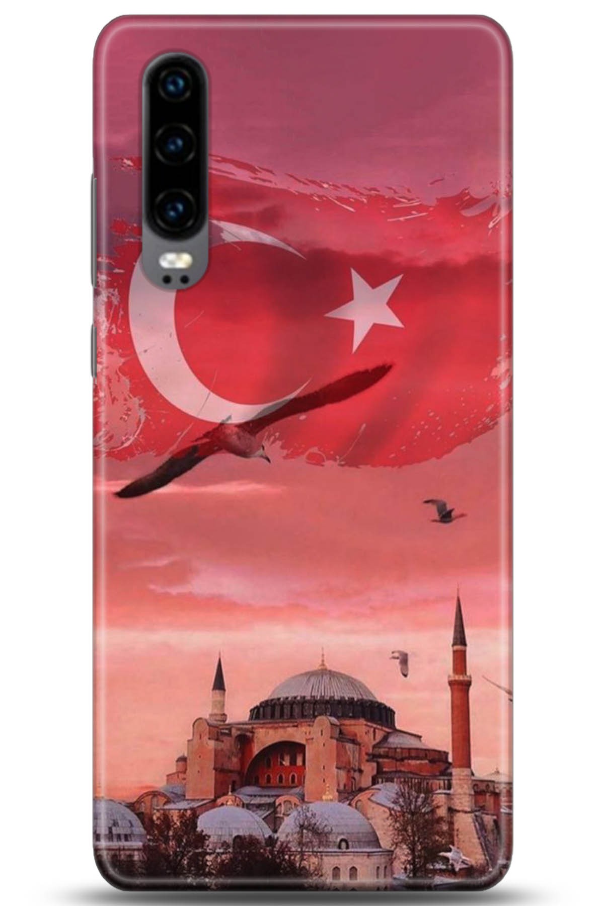 Huawei P30 Uyumlu Kılıf HD Baskılı Kılıf - Followed Institution 5179