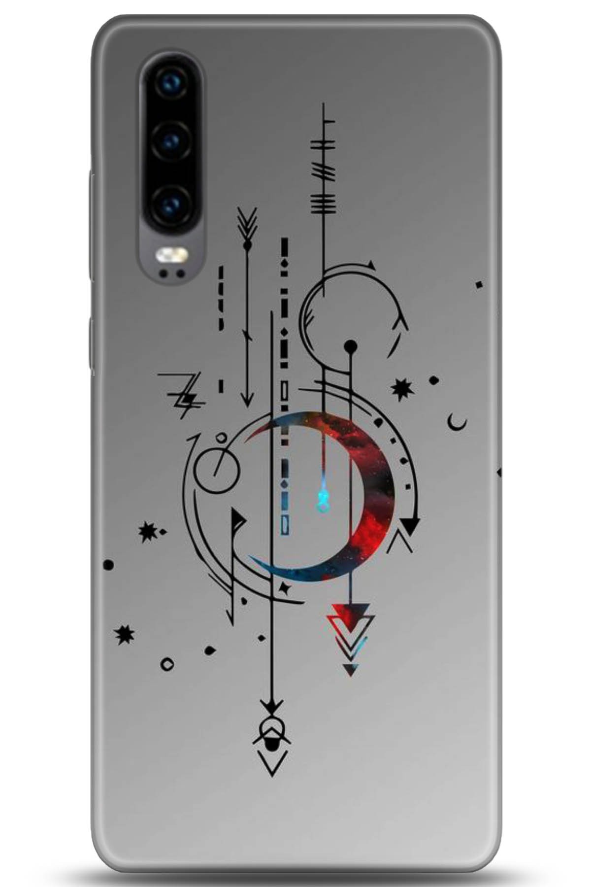 Huawei P30 Uyumlu Kılıf HD Baskılı Kılıf - Followed Institution 5182