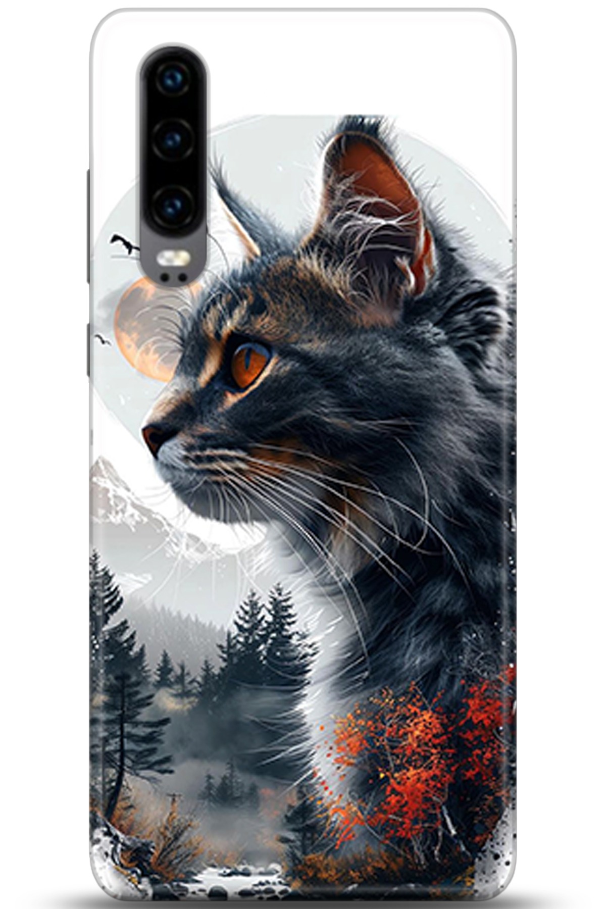 Huawei P30 Uyumlu Kılıf HD Baskılı Kılıf - Followed Institution 5319