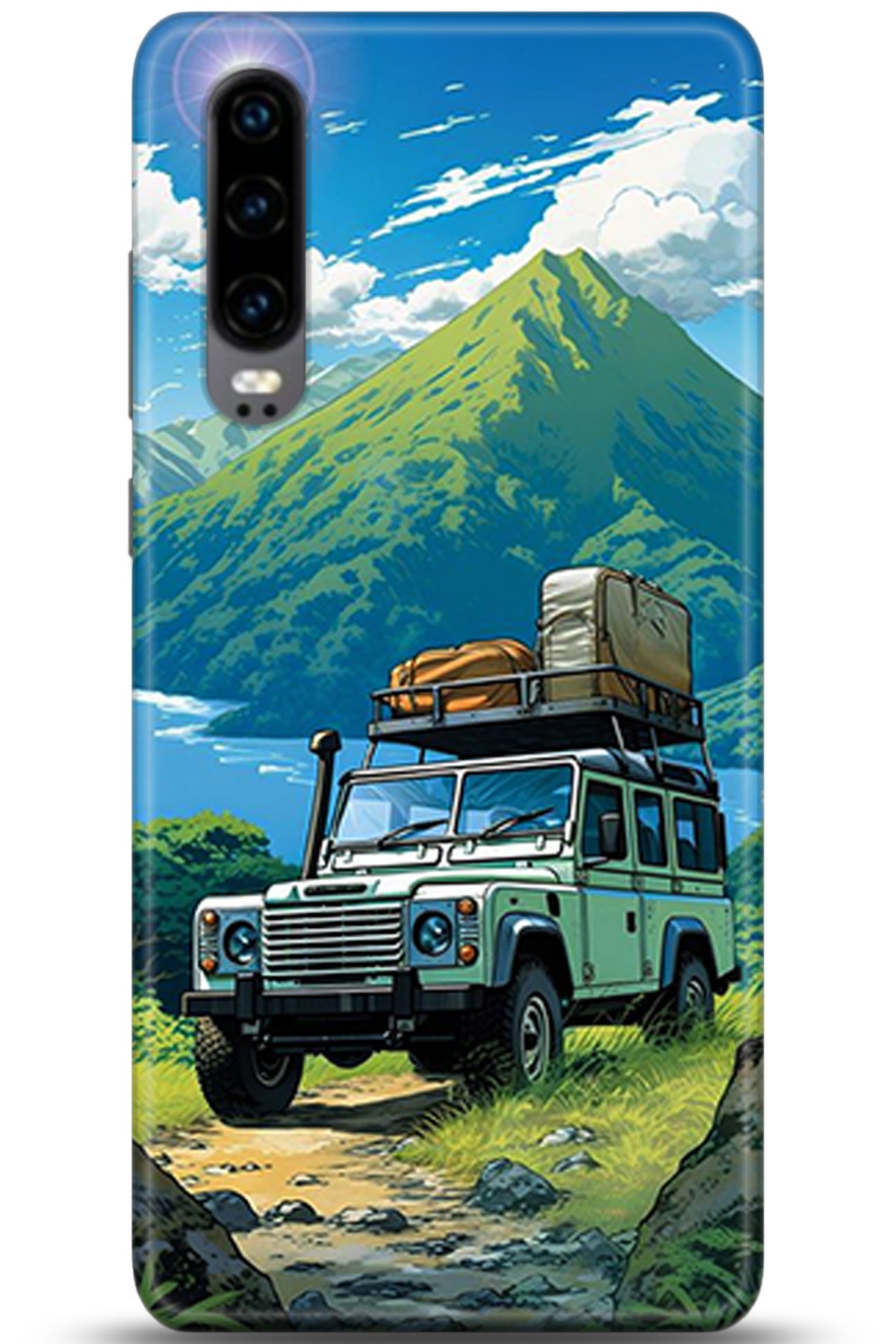 Huawei P30 Uyumlu Kılıf HD Baskılı Kılıf - Followed Institution 5362