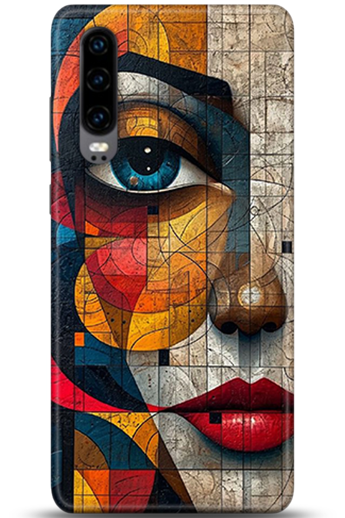 Huawei P30 Uyumlu Kılıf HD Baskılı Kılıf - Followed Institution 5366