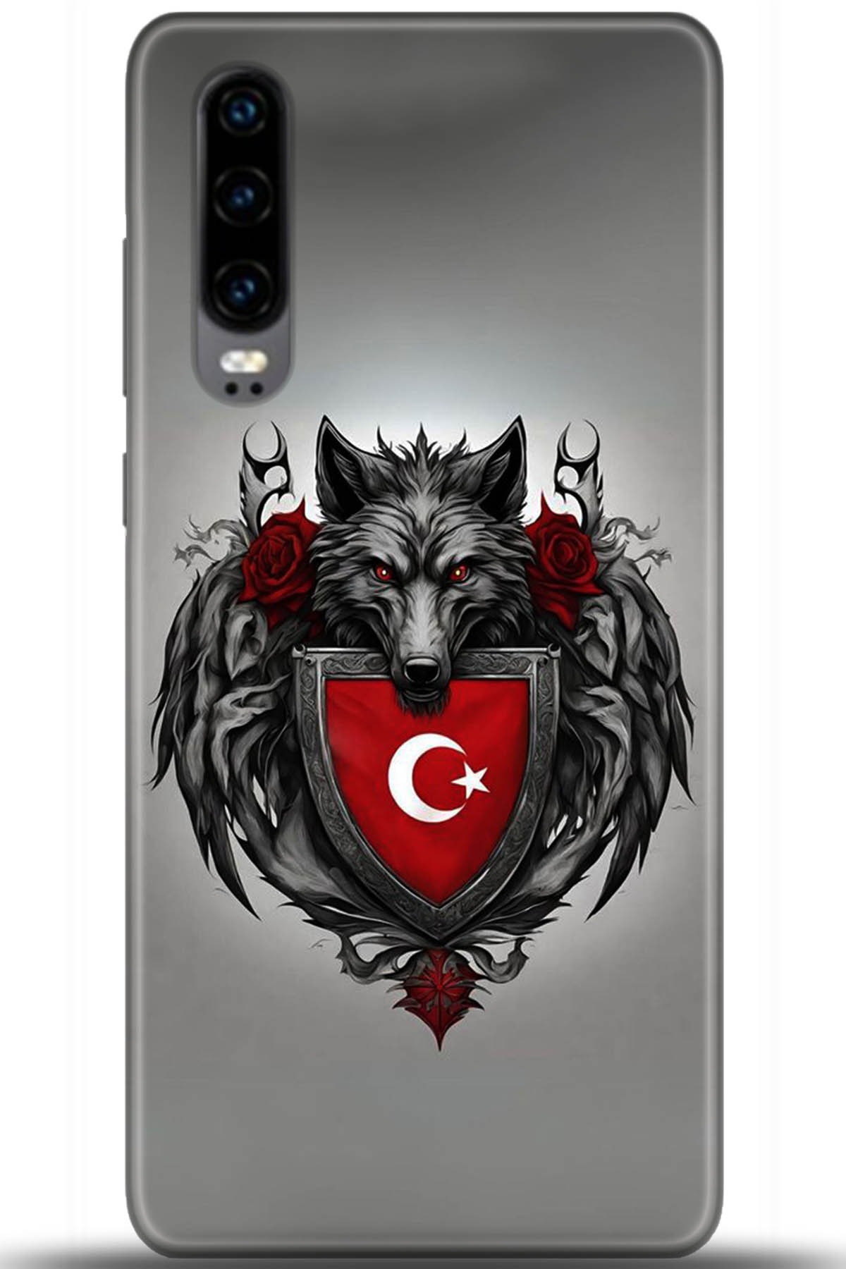 Huawei P30 Uyumlu Kılıf HD Baskılı Kılıf - Followed Institution 5374