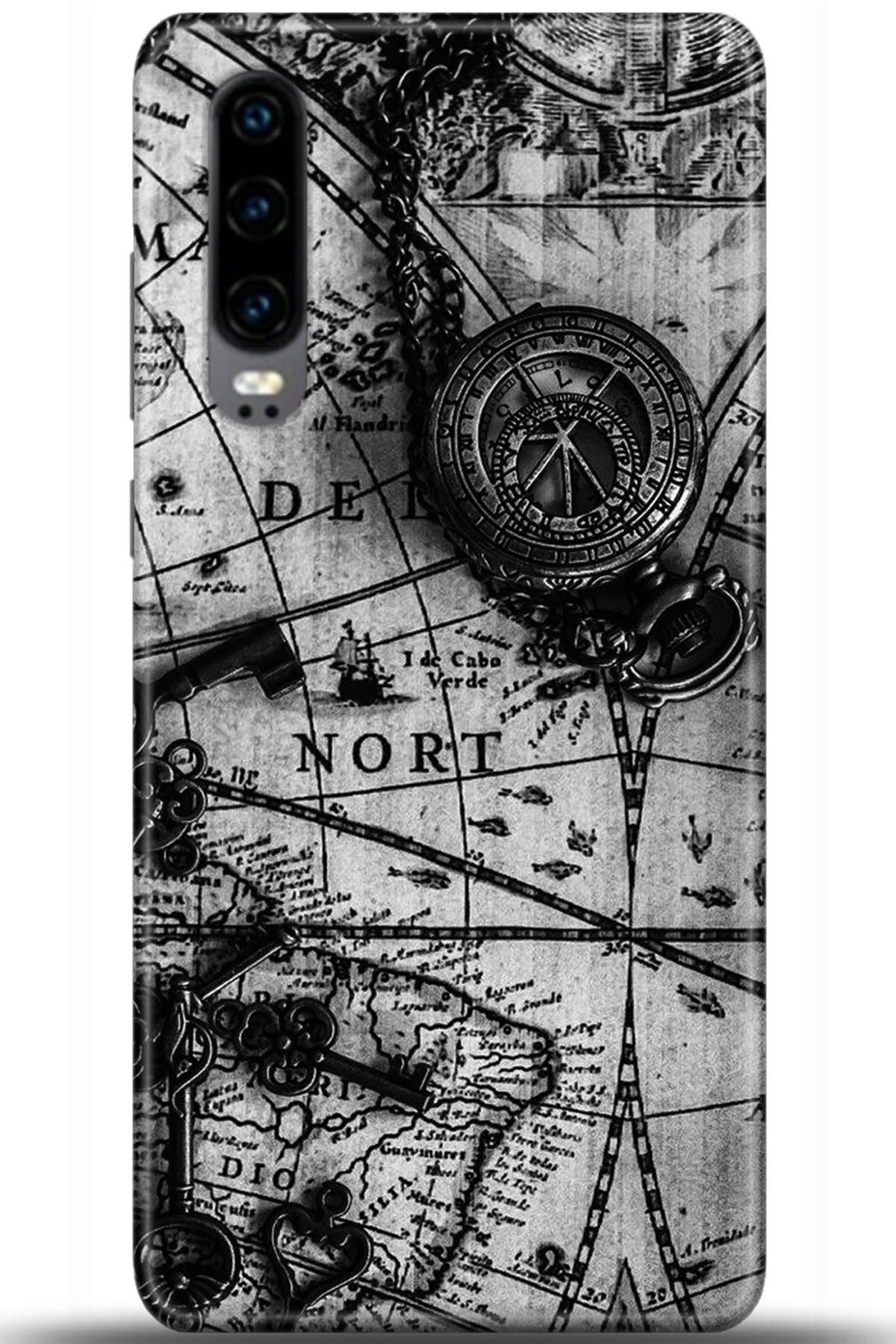 Huawei P30 Uyumlu Kılıf HD Baskılı Kılıf - Followed Institution 5381