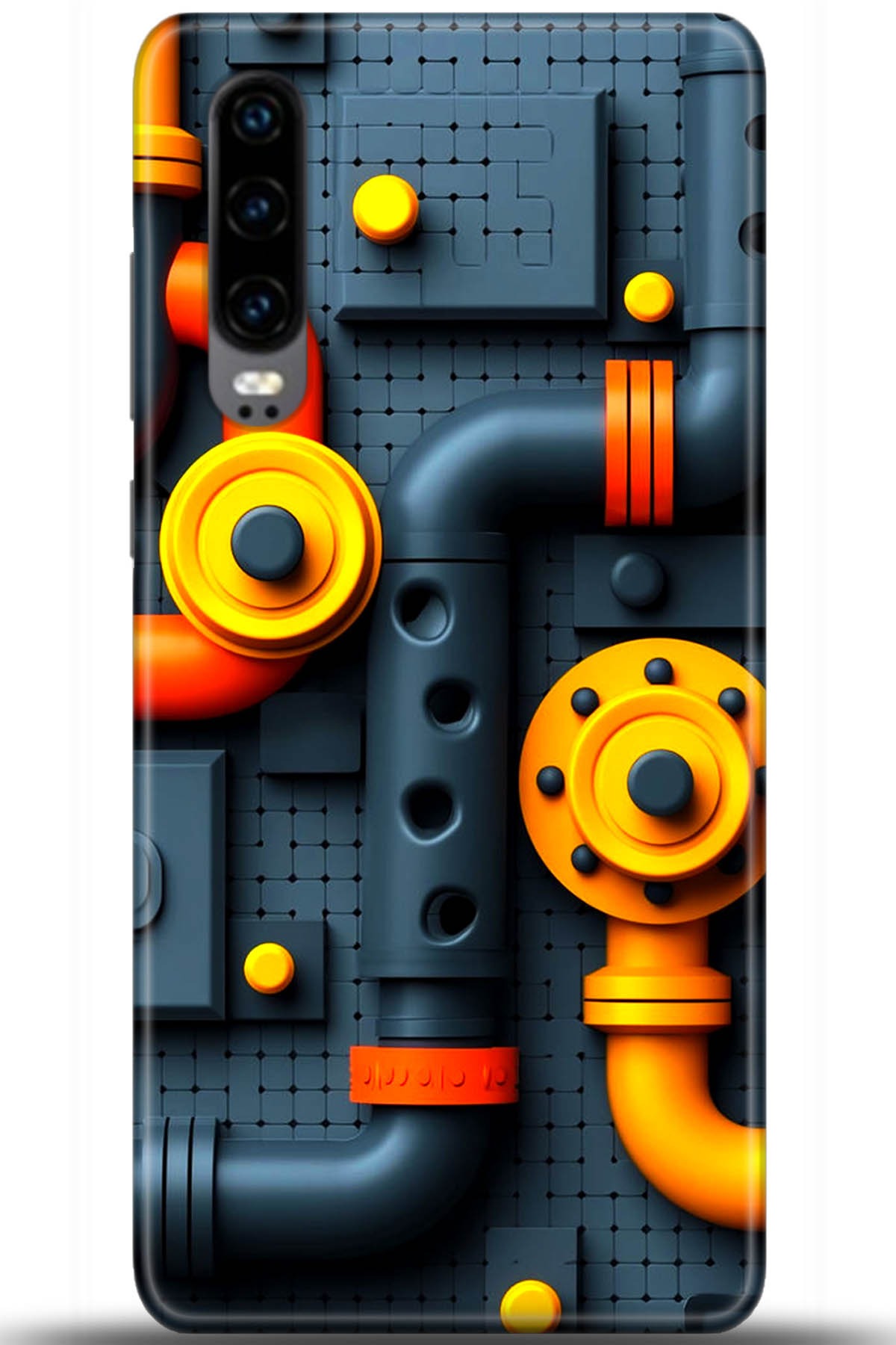 Huawei P30 Uyumlu Kılıf HD Baskılı Kılıf - Followed Institution 5466