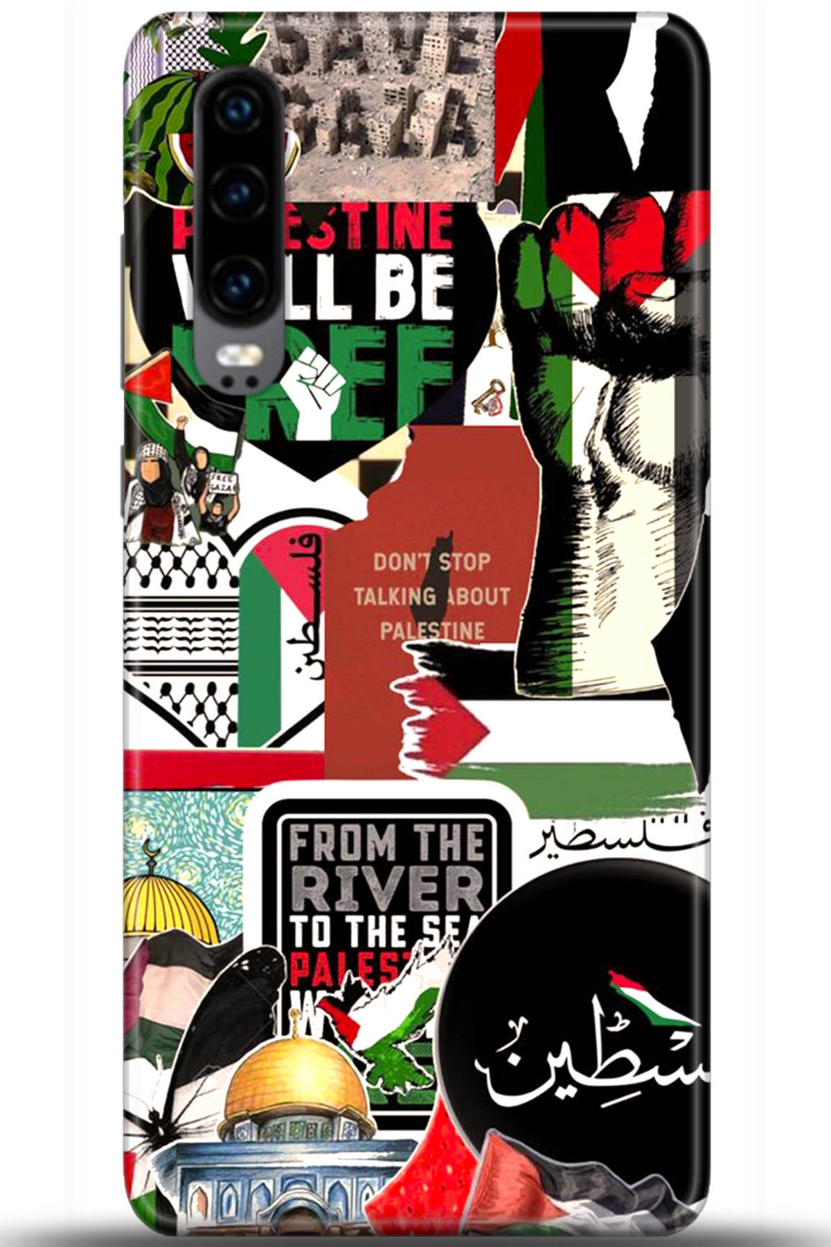 Huawei P30 Uyumlu Kılıf HD Baskılı Kılıf - Followed Institution 5617