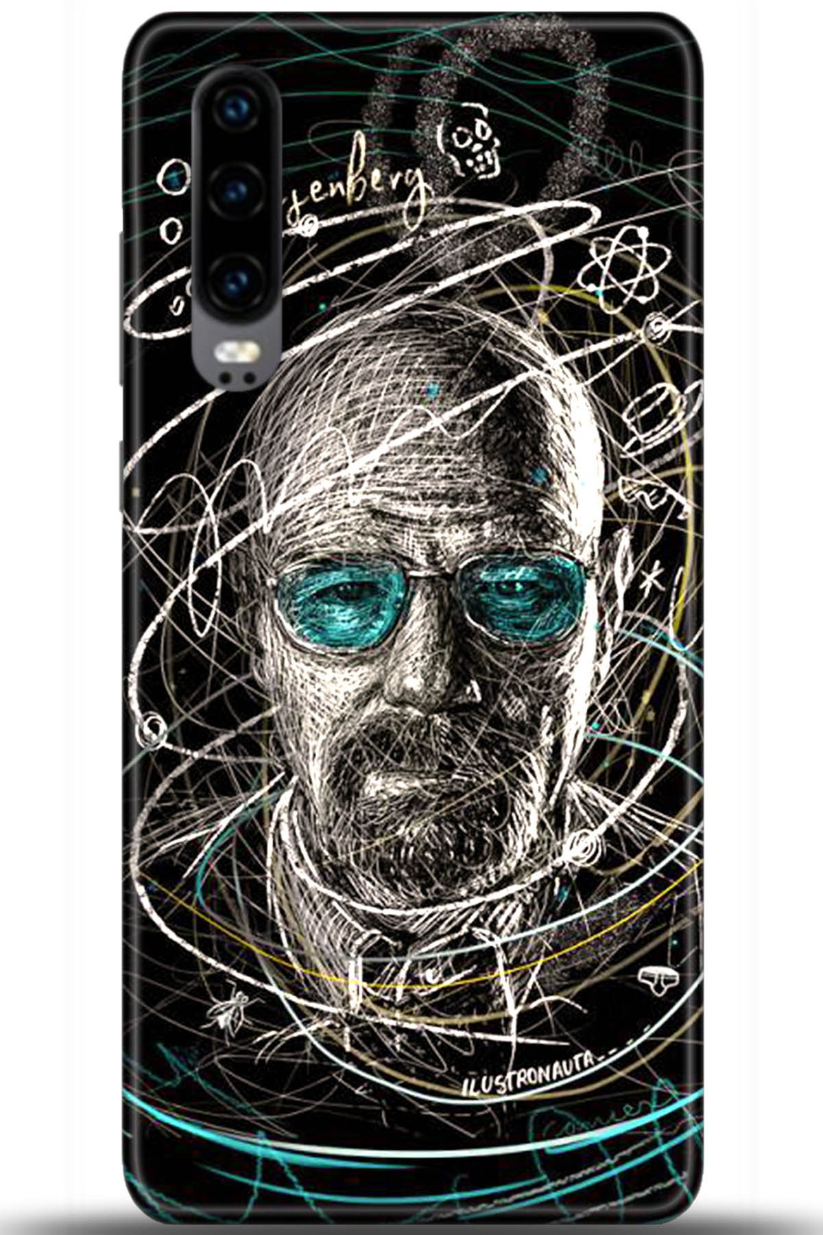 Huawei P30 Uyumlu Kılıf HD Baskılı Kılıf - Followed Institution 5619