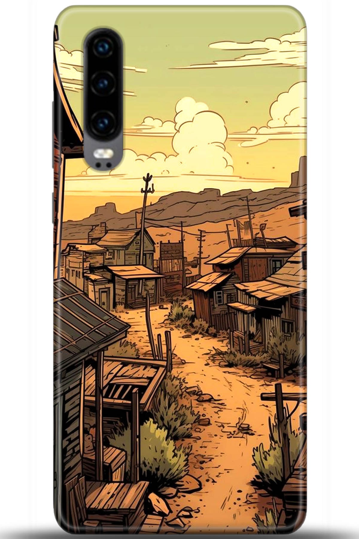 Huawei P30 Uyumlu Kılıf HD Baskılı Kılıf - Followed Institution 5676