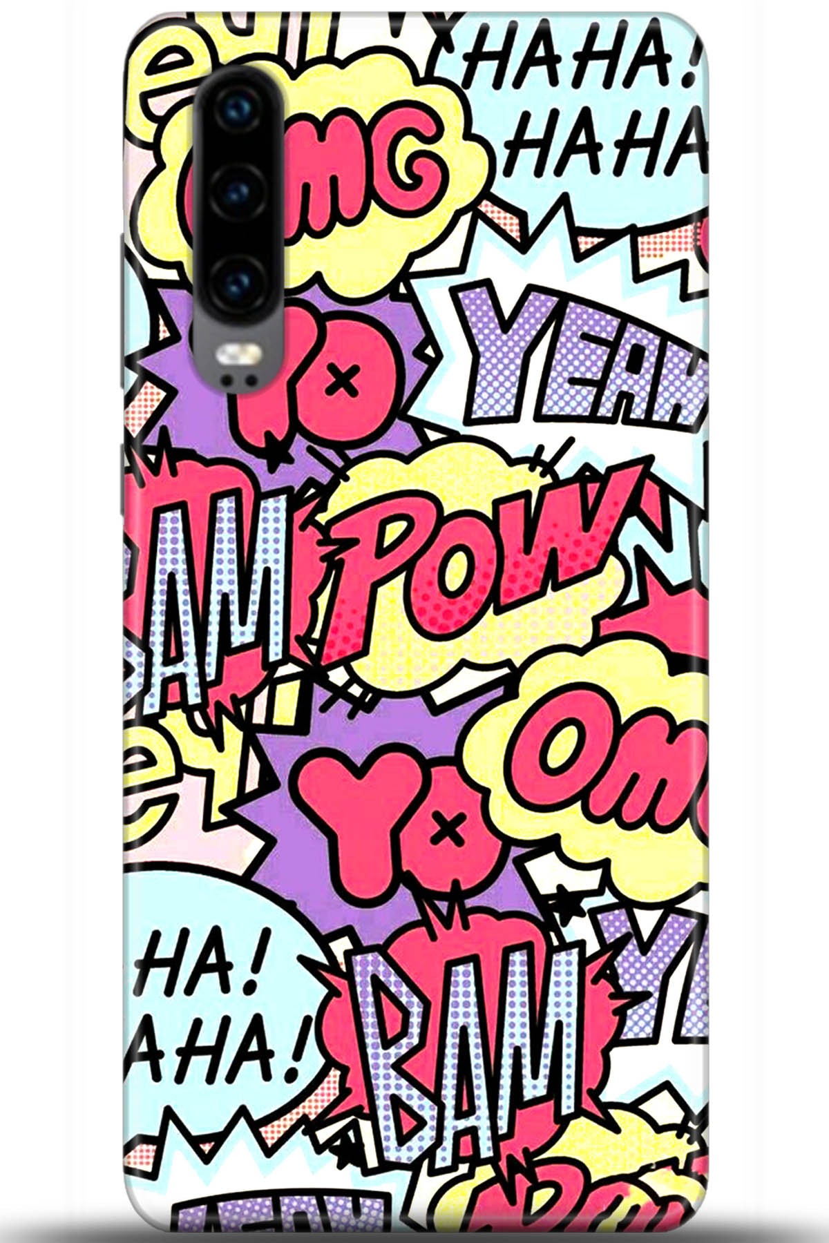 Huawei P30 Uyumlu Kılıf HD Baskılı Kılıf - Followed Institution 5682