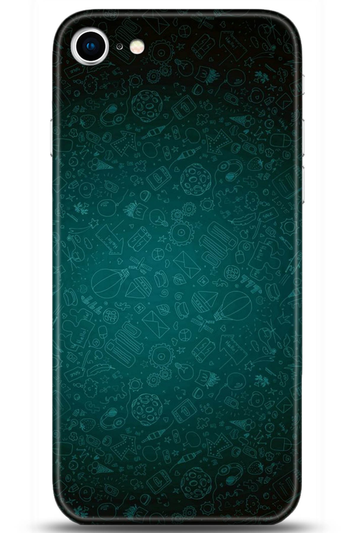 Apple iPhone 8 Uyumlu Kılıf HD Baskılı Kılıf - Followed Institution 5255