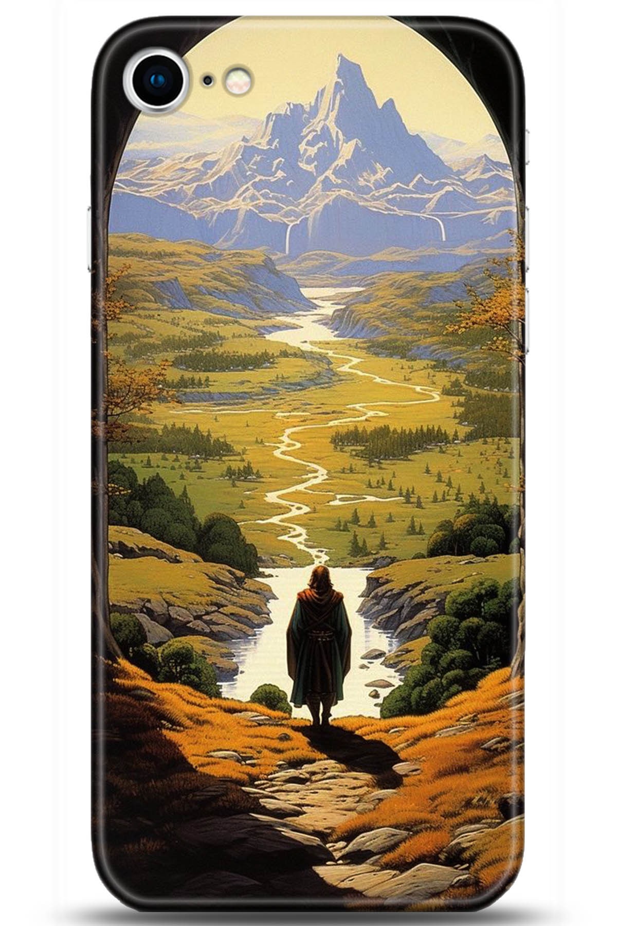 Apple iPhone 8 Uyumlu Kılıf HD Baskılı Kılıf - Followed Institution 5263