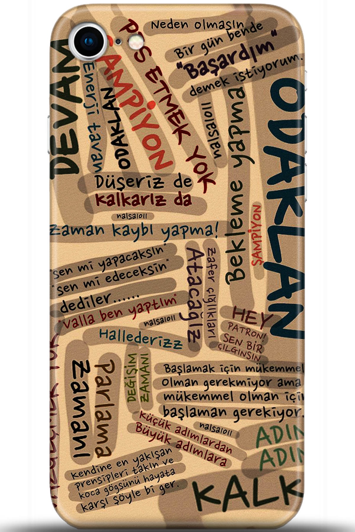 Apple iPhone 8 Uyumlu Kılıf HD Baskılı Kılıf - Followed Institution 5586