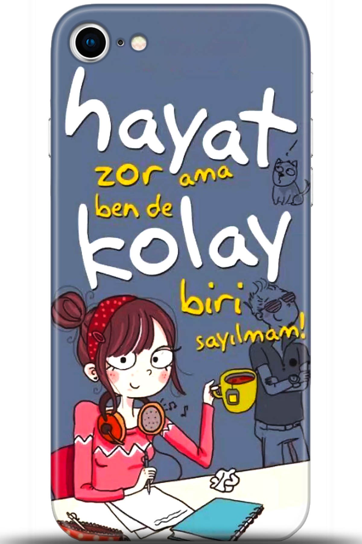 Apple iPhone 8 Uyumlu Kılıf HD Baskılı Kılıf - Followed Institution 5686