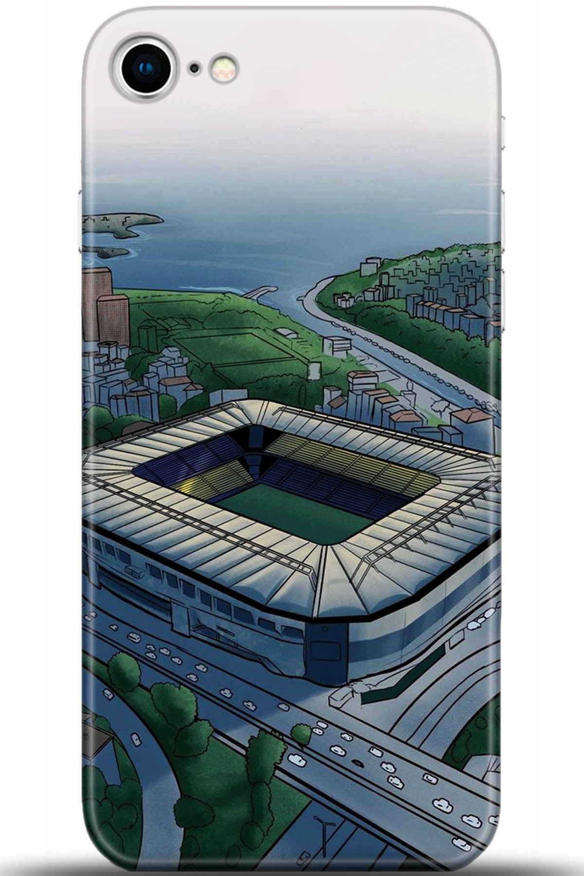 Apple iPhone 8 Uyumlu Kılıf HD Baskılı Kılıf - Followed Institution 5715