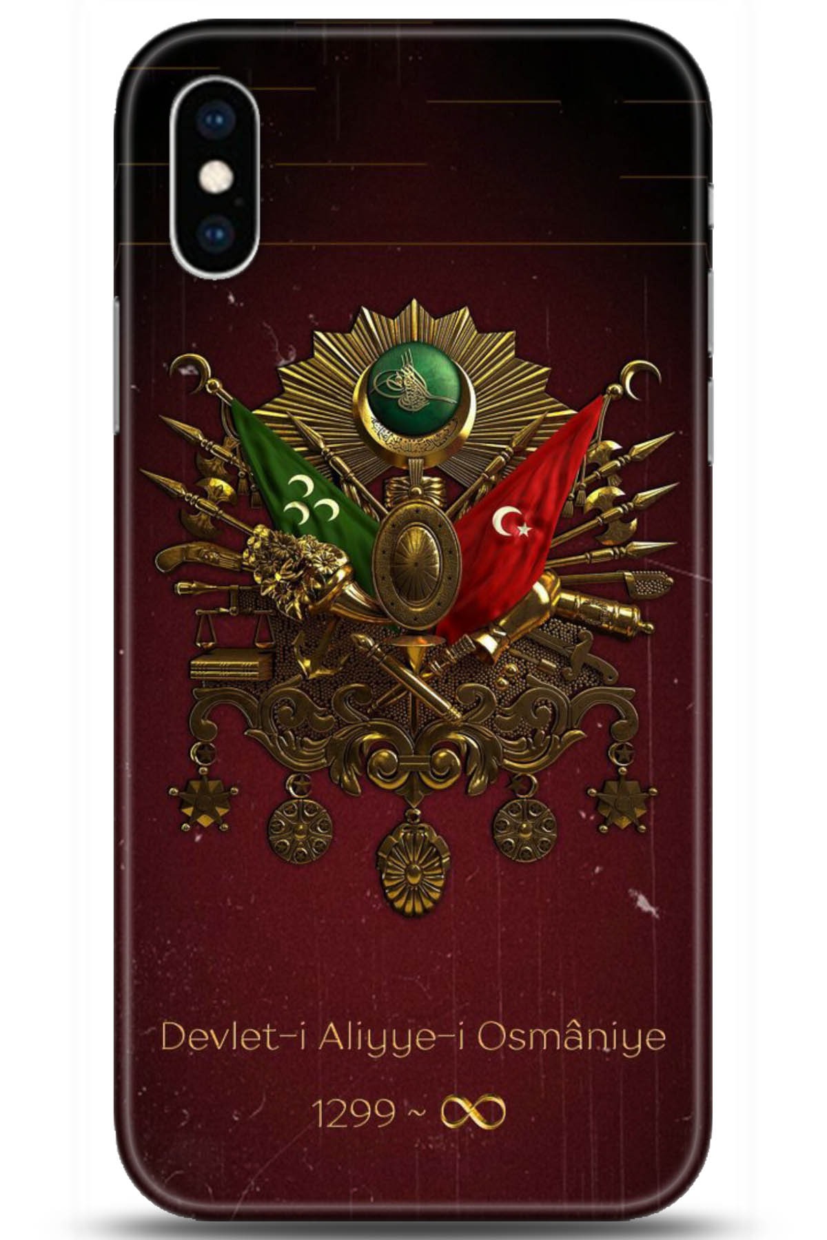 Apple iPhone X Uyumlu Kılıf HD Baskılı Kılıf - Followed Institution 5073