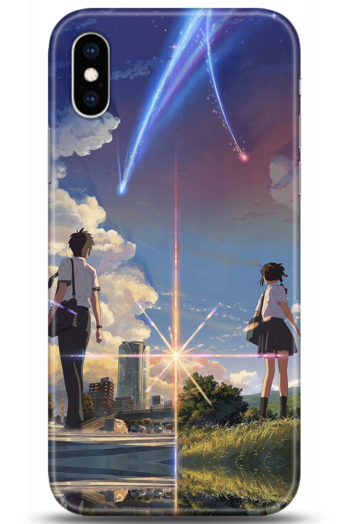 Apple iPhone X Uyumlu Kılıf HD Baskılı Kılıf - Followed Institution 5176