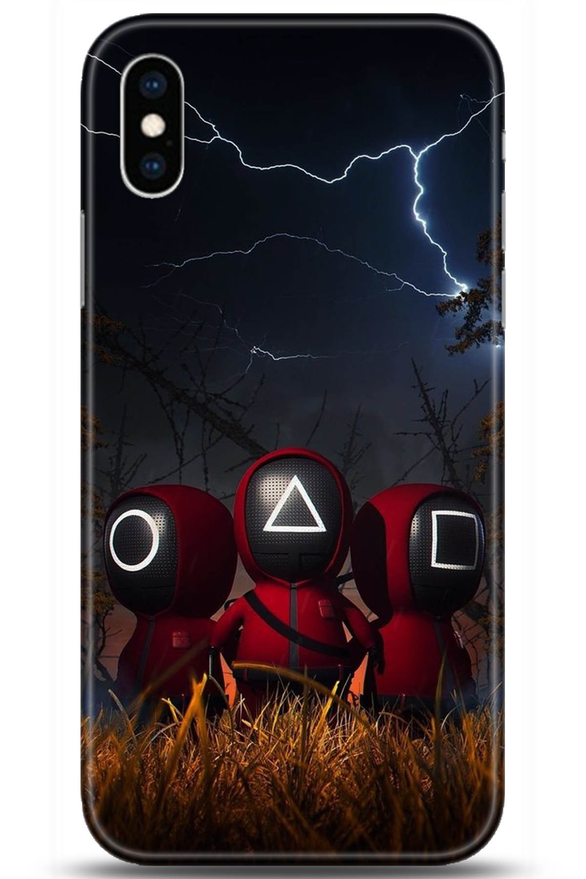 Apple iPhone X Uyumlu Kılıf HD Baskılı Kılıf - Followed Institution 5290