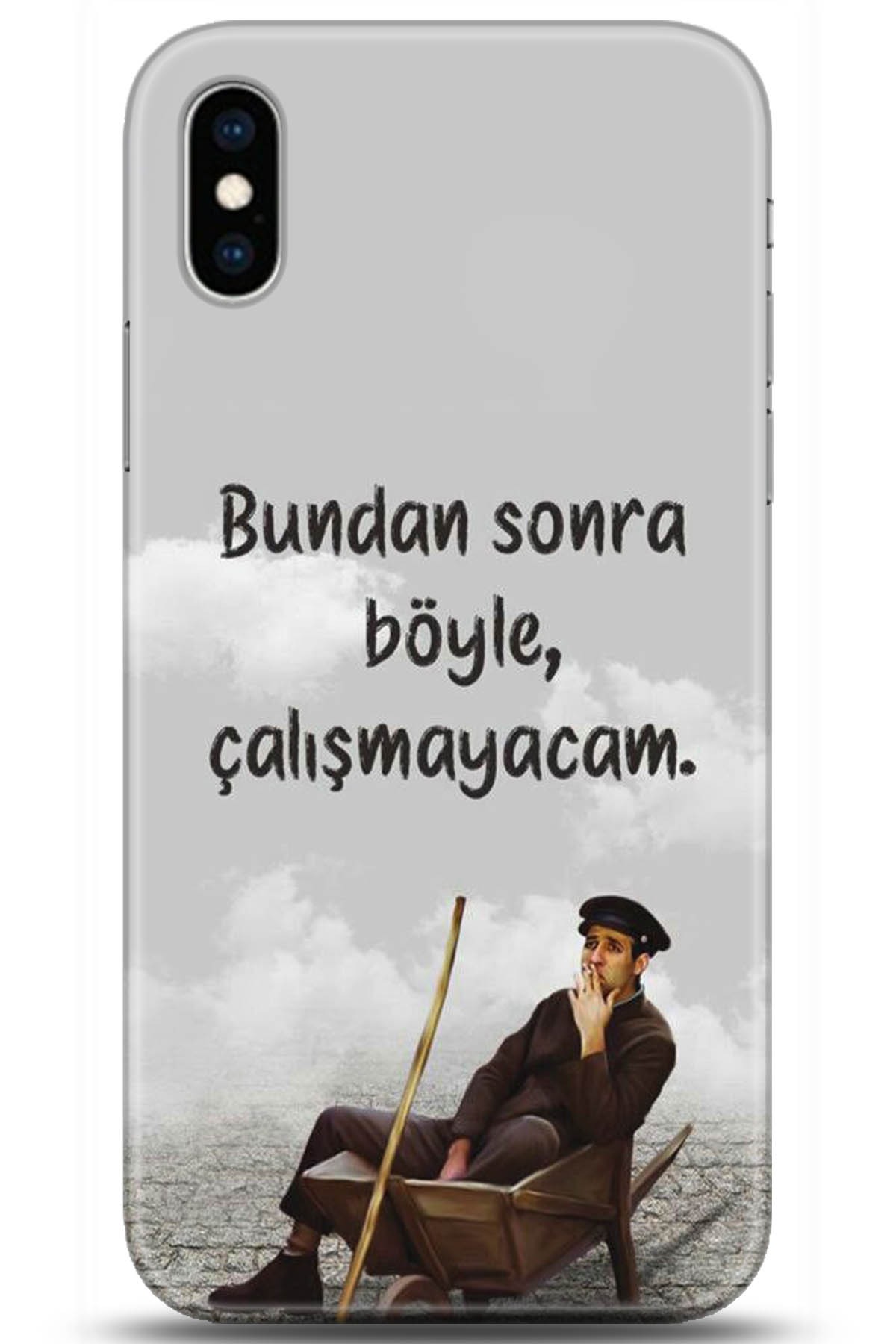 Apple iPhone X Uyumlu Kılıf HD Baskılı Kılıf - Followed Institution 5314