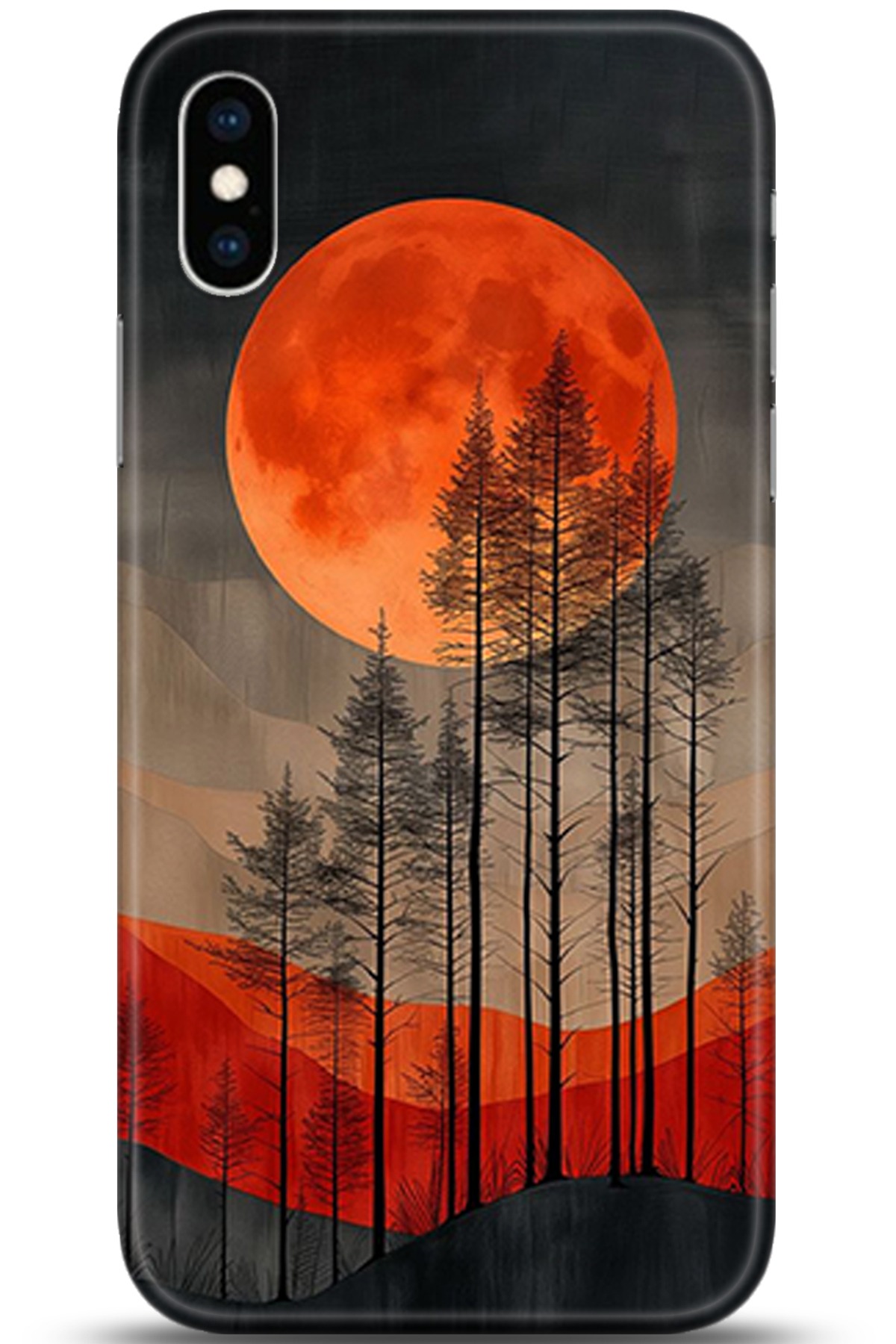 Apple iPhone X Uyumlu Kılıf HD Baskılı Kılıf - Followed Institution 5370