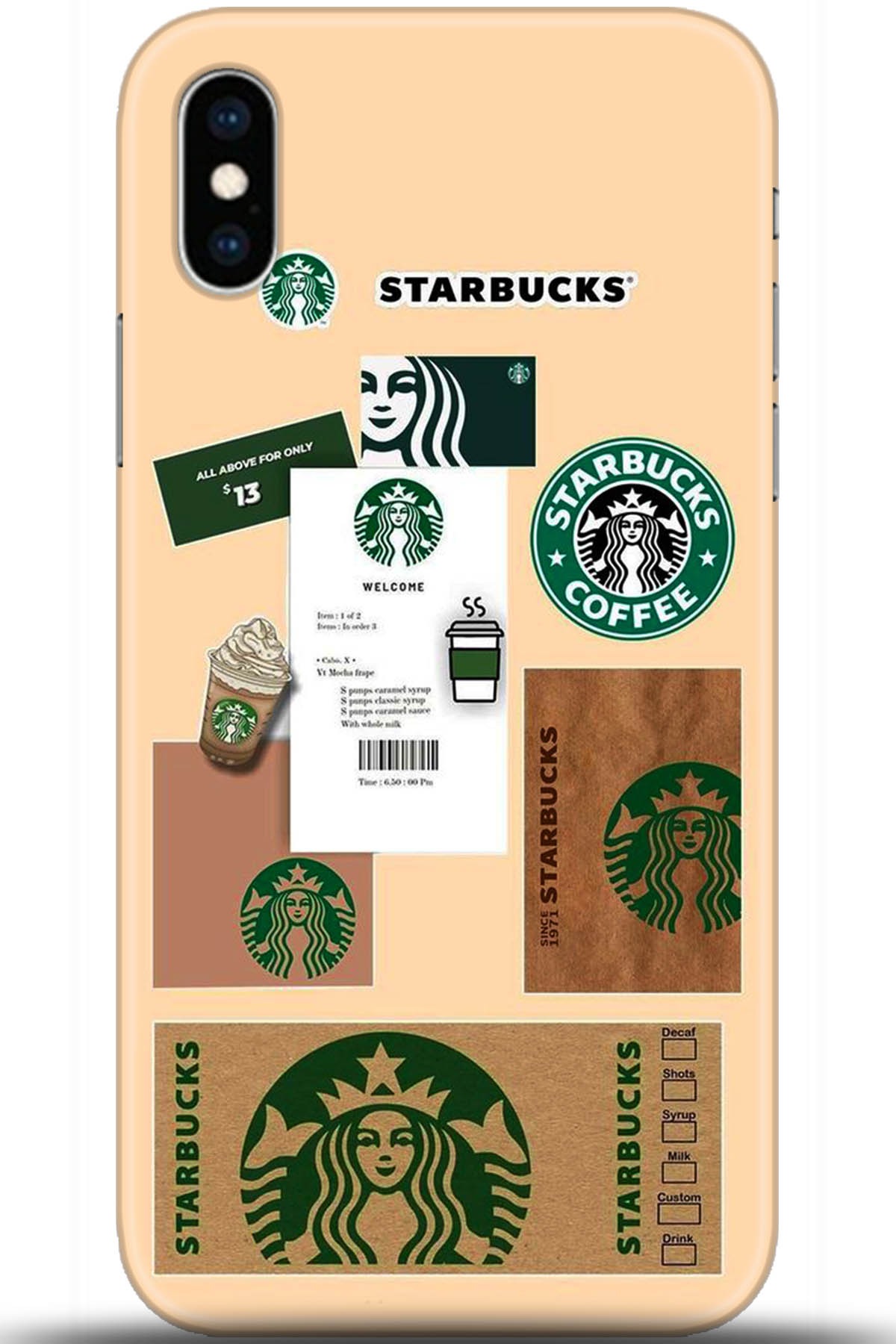 Apple iPhone X Uyumlu Kılıf HD Baskılı Kılıf - Followed Institution 5470