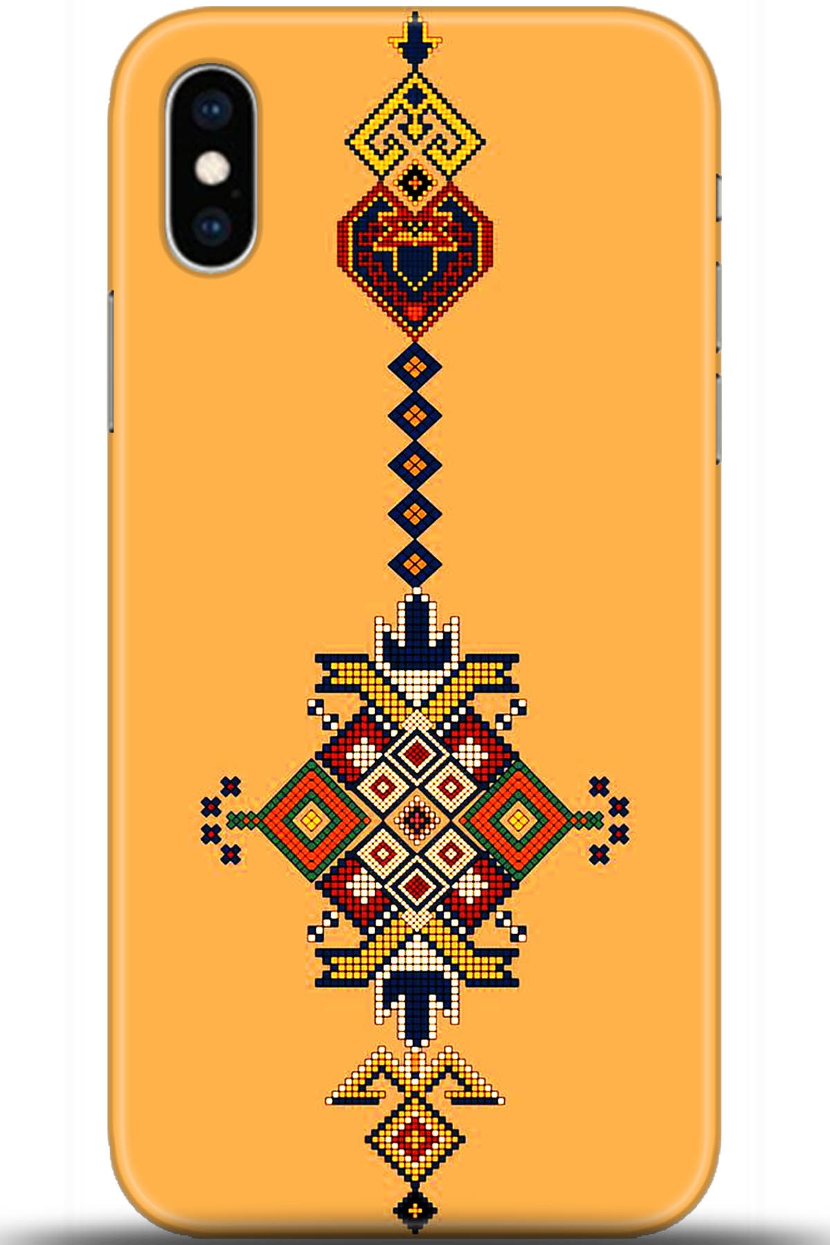 Apple iPhone X Uyumlu Kılıf HD Baskılı Kılıf - Followed Institution 5609